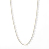 Thumbnail Image 0 of 035 Gauge Singapore Chain Necklace in 10K Hollow Two-Tone Gold - 18"