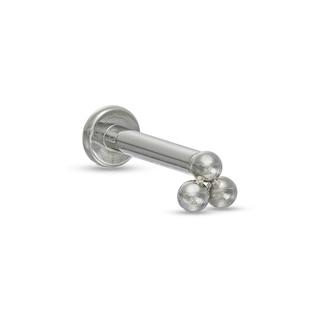 Stainless Steel 3mm Ball Studs Ear Piercing Kit with Ear Care