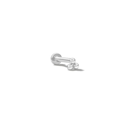 Titanium Bead Trio Stud - 16G 5/16"