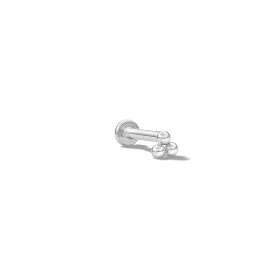 Titanium Bead Trio Stud - 16G 5/16"