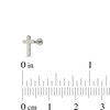 Thumbnail Image 2 of Titanium Cross Stud - 16G 5/16"
