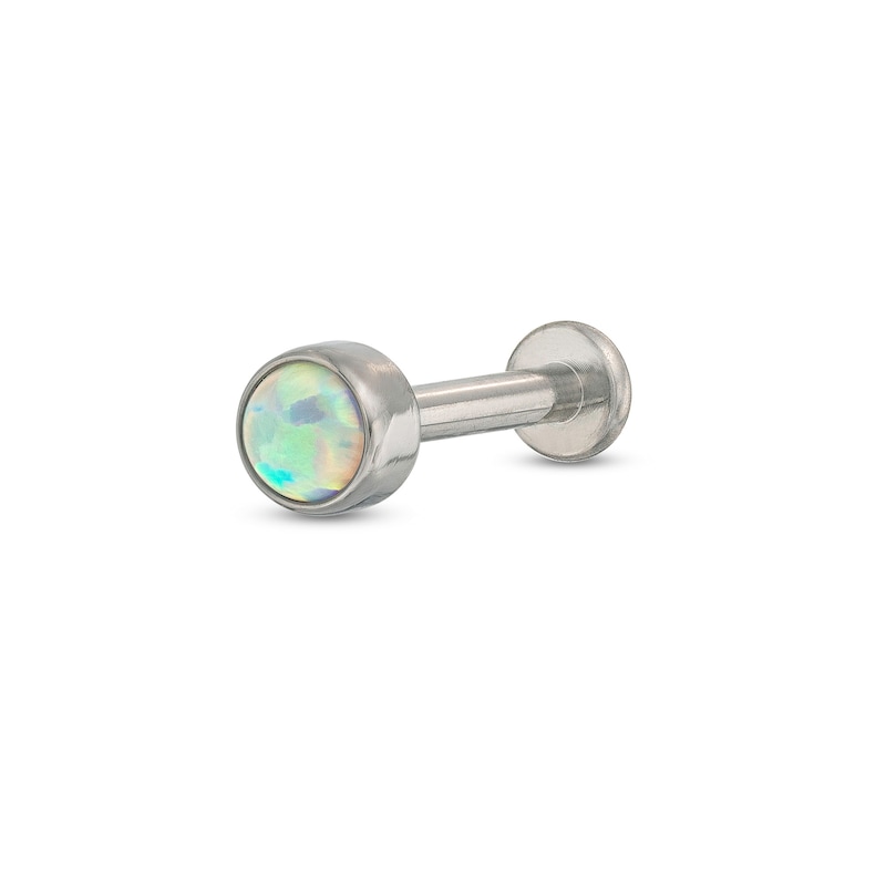 Titanium Opal Stud - 16G 5/16"