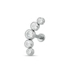 Thumbnail Image 0 of Titanium Crystal Curved Stud - 16G 5/16"