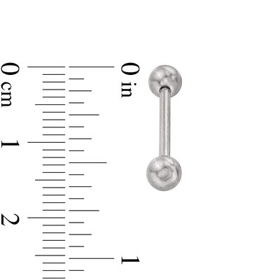 Titanium Barbell - 14G 5/8"