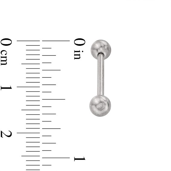 Titanium Barbell - 14G 5/8"