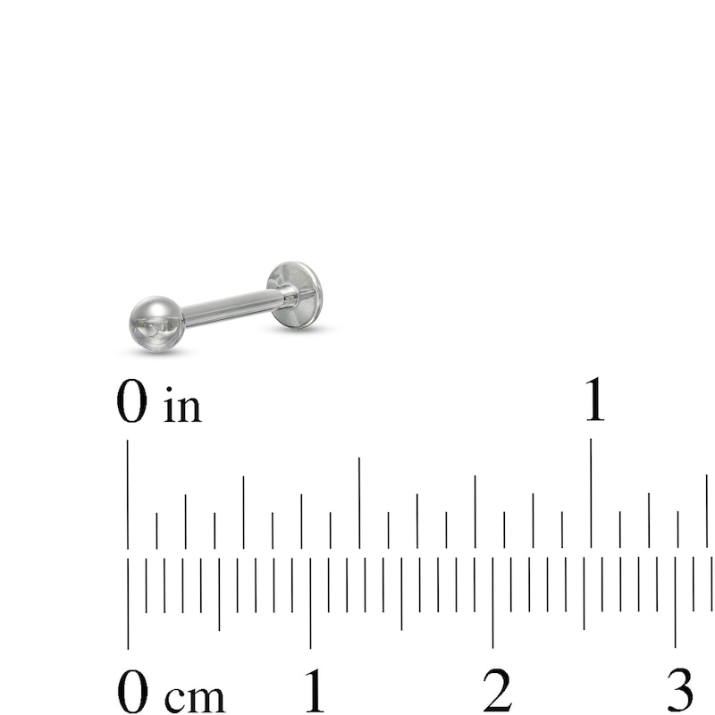 Main Image 2 of Titanium Ball Stud - 16G 3/8"