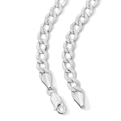 Sterling Silver Flat Curb Chain - 20"