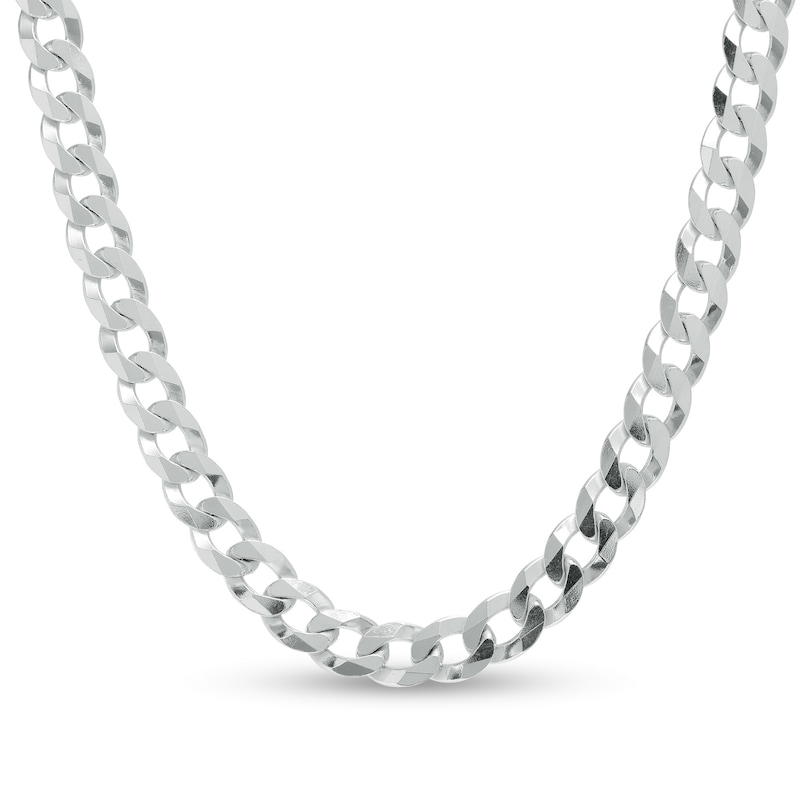 Made in Italy 200 Gauge Solid Curb Chain Necklace in Sterling Silver - 20"