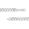 Thumbnail Image 1 of Made in Italy 200 Gauge Solid Curb Chain Necklace in Sterling Silver - 20"