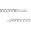 Thumbnail Image 2 of Made in Italy 200 Gauge Solid Curb Chain Necklace in Sterling Silver - 20"