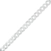 Thumbnail Image 0 of 6.10mm Flat Curb Chain Bracelet in Solid Sterling Silver - 8.5"