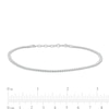 Thumbnail Image 2 of 2.75mm Cuban Chain Anklet in Solid Sterling Silver - 9" + 1"
