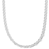 Thumbnail Image 0 of Made in Italy 2.7mm Diamond-Cut Mariner Chain Necklace in Solid Sterling Silver - 22"