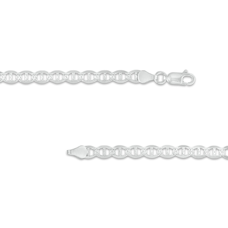 Made in Italy 2.7mm Diamond-Cut Mariner Chain Necklace in Solid Sterling Silver - 22"
