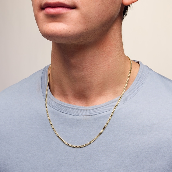 10K Semi-Solid Gold Miami Cuban Chain - 22"
