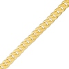 Thumbnail Image 0 of Made in Italy 5.2mm Reversible Chain Bracelet in 10K Hollow Gold - 7.5"