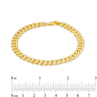 Made in Italy 5.2mm Reversible Chain Bracelet in 10K Hollow Gold - 7.5"