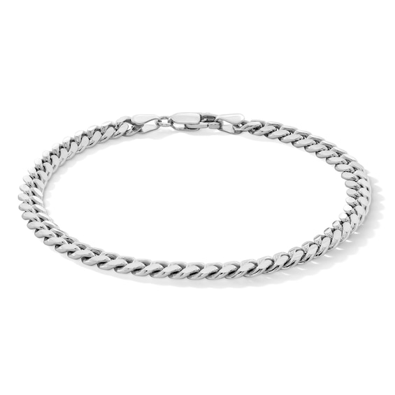 Made in Italy Gauge Solid Curb Chain Bracelet in Sterling Silver
