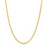 Thumbnail Image 1 of Made in Italy 1.95mm Rope Chain Necklace in 10K Solid Gold - 22&quot;