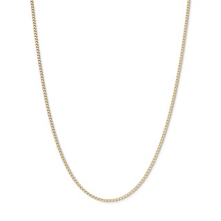 10K Semi-Solid Gold Miami Cuban Chain - 18"