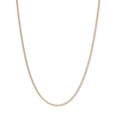 10K Semi-Solid Gold Miami Cuban Chain - 18"