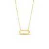 Thumbnail Image 0 of Diamond-Cut Open Oval Necklace in 10K Gold
