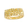 Thumbnail Image 0 of Cubic Zirconia Rectangle-Top Nugget Ring in 10K Gold - Size 10