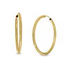 Thumbnail Image 1 of 45 x 3mm Continuous Hoop Earrings in 10K Tube Hollow Gold