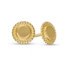 Thumbnail Image 1 of 6.6mm Bead Frame Disc Stud Earrings in 10K Gold