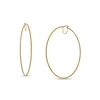 Thumbnail Image 1 of 10K Gold Bonded Diamond-Cut Tube Hoops Made in Italy