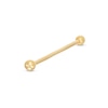 Thumbnail Image 0 of 14K Solid Gold Industrial Barbell - 14G 1 3/8"