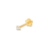 Thumbnail Image 0 of 14K Gold Tube CZ Stud - 16G 5/16"