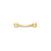 Thumbnail Image 1 of 14K Gold Curved Barbell - 16G 3/8"
