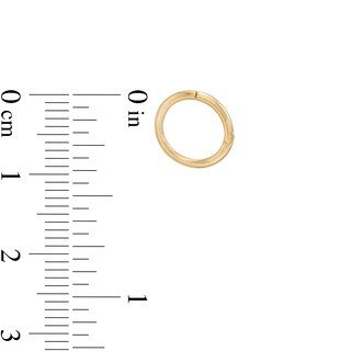 14K Gold Hoop - 16G 5/16"