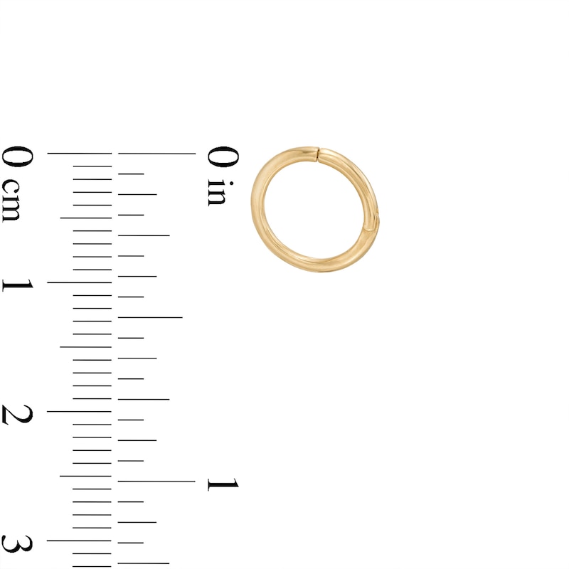 Main Image 3 of 14K Gold Hoop - 16G 5/16"