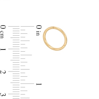 14K Gold Hoop - 18G 3/8"
