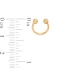 Thumbnail Image 2 of 14K Gold Horseshoe - 16G 5/16"