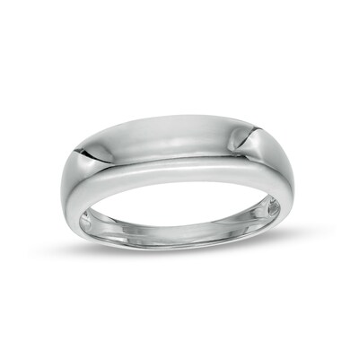 6mm Dome Ring in Sterling Silver - Size 8