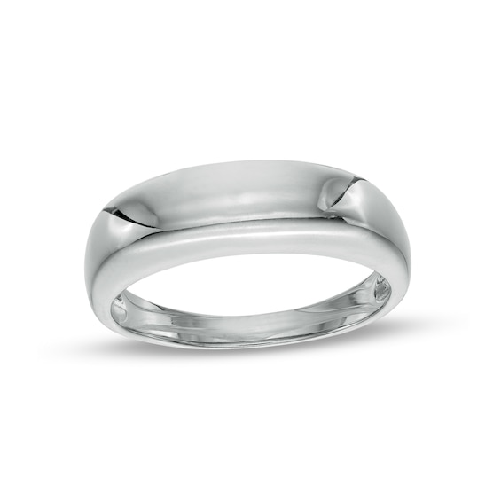 6mm Dome Ring in Sterling Silver - Size 8