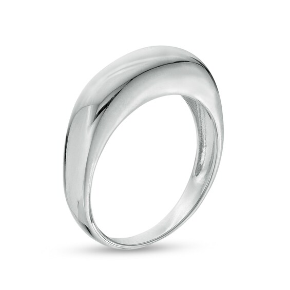 6mm Dome Ring in Sterling Silver - Size 8