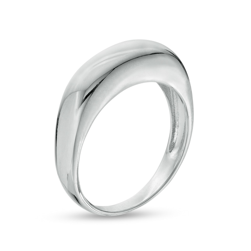 Main Image 2 of 6mm Dome Ring in Sterling Silver - Size 8