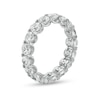 Thumbnail Image 1 of 4mm Cubic Zirconia Eternity Band in Sterling Silver - Size 8