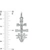 Thumbnail Image 2 of Made in Italy 30 x 15mm Caravaca Cross Necklace Charm in Sterling Silver