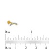 Thumbnail Image 2 of 018 Gauge Diamond Accent Curved Arch Cartilage Barbell in 14K Gold