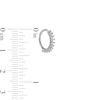 Thumbnail Image 2 of 018 Gauge Cubic Zirconia Cartilage Hoop in Stainless Steel and Brass - 5/16"
