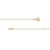 Thumbnail Image 2 of Cubic Zirconia "XO" Heart Outline Necklace in 10K Gold