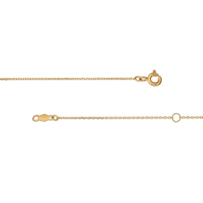 Cubic Zirconia "XO" Heart Outline Necklace in 10K Gold