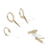 The Queen Earrings Set in 10K Gold