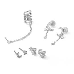 The Celestial Earrings Set in Sterling Silver