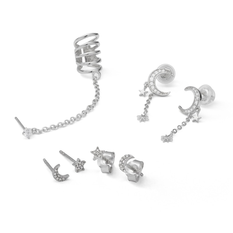 The Celestial Earrings Set in Sterling Silver